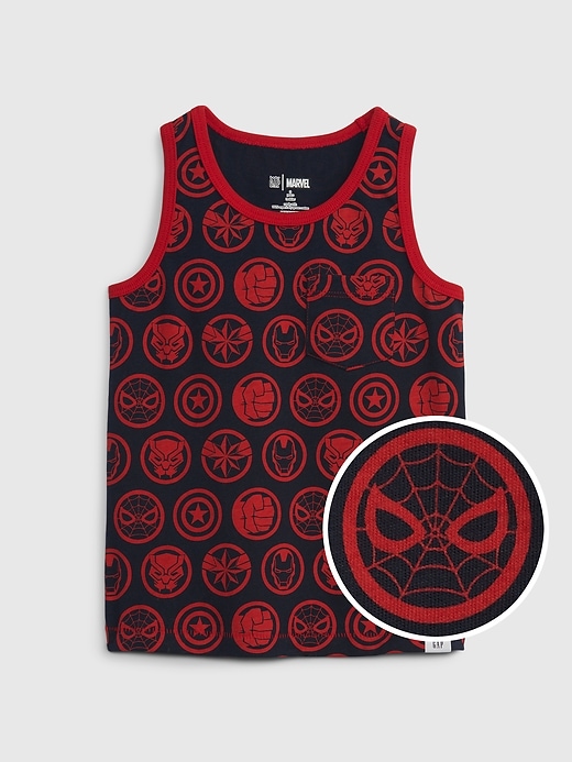 View large product image 1 of 3. babyGap &#124 Marvel 100% Organic Cotton Graphic Tank Top