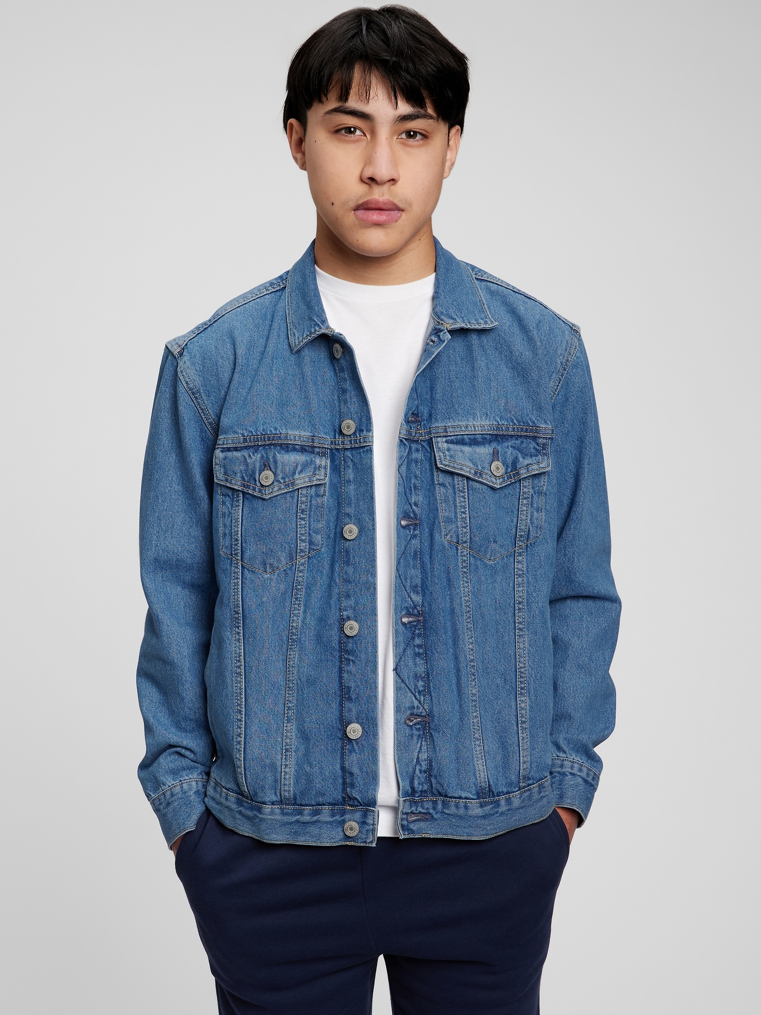 Teen Oversized Denim Jacket | Gap