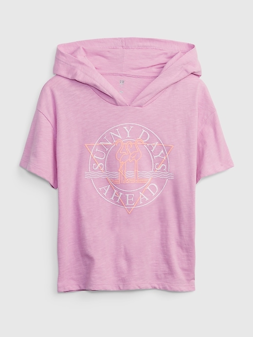 1 of 8 showing, with the color sugar pink of product Kids Graphic Hoodie