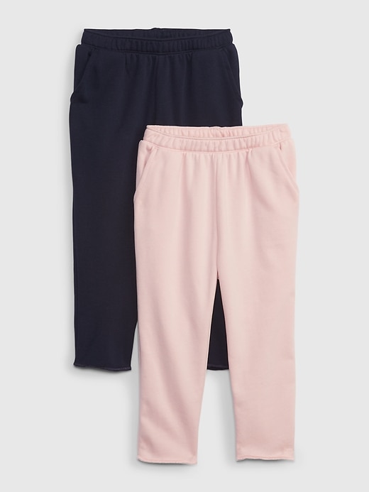 1 of 8 showing, with the color multi of product Toddler Barrel Joggers (2-Pack)