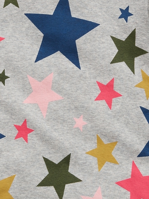 2 of 8 showing, with the color light heather gray of product babyGap Organic Cotton Star PJ Set