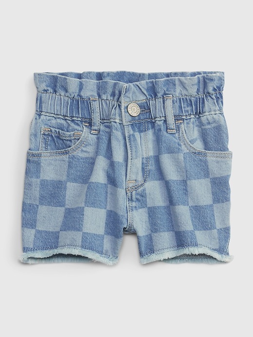 Image number 1 showing, Toddler Just Like Mom Denim Shorts with Washwell