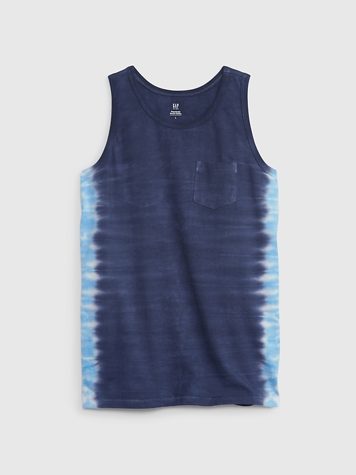 View large product image 1 of 1. Kids Organic Cotton Pocket Tank Top