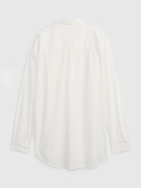 Teen 100% Organic Cotton Oversized Button-Down Shirt