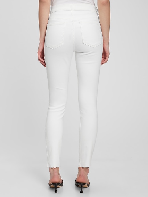 Image number 2 showing, High Rise True Skinny Jeans with Washwell