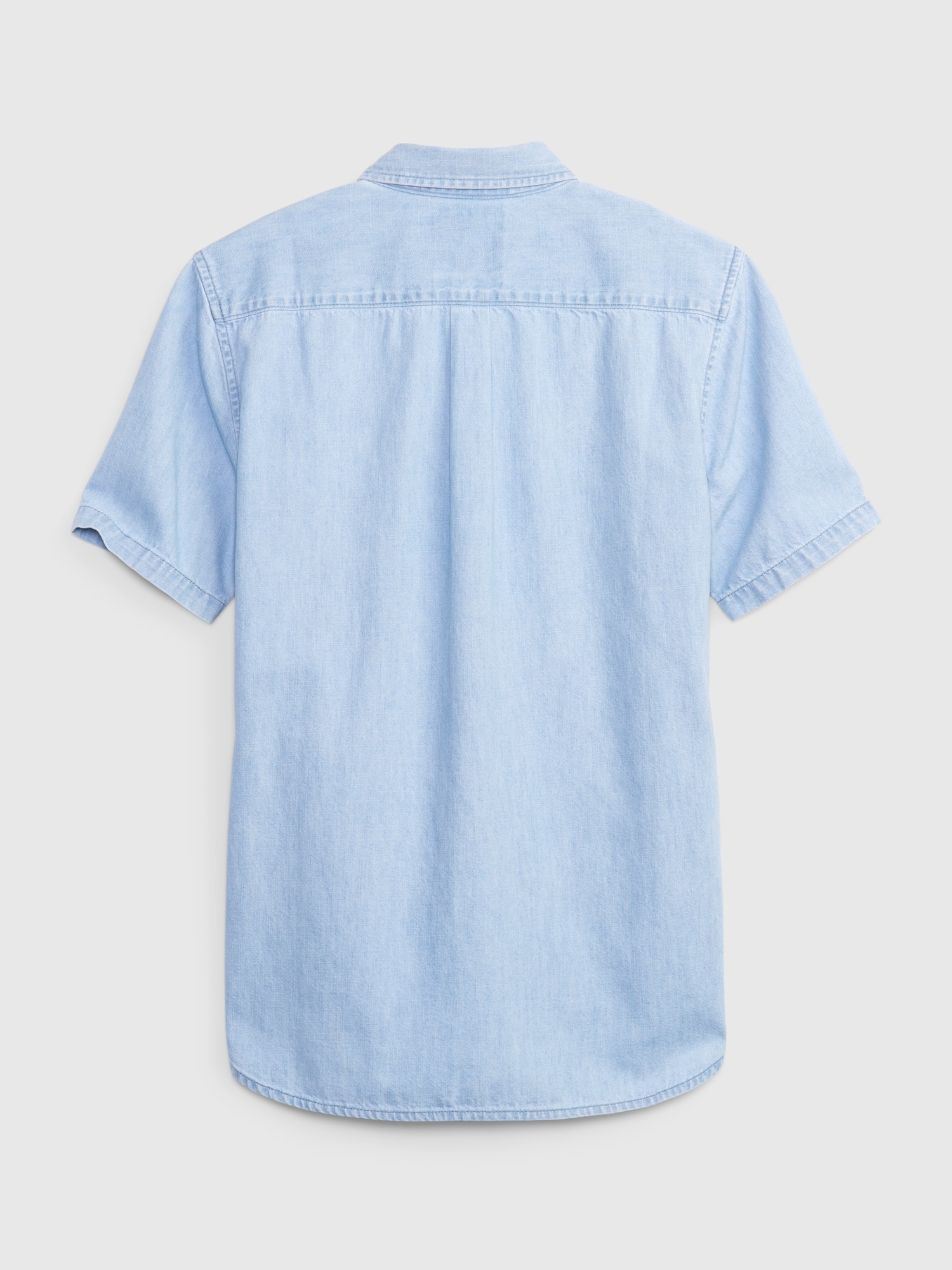 Teen Denim Button-Down Shirt with Washwell | Gap