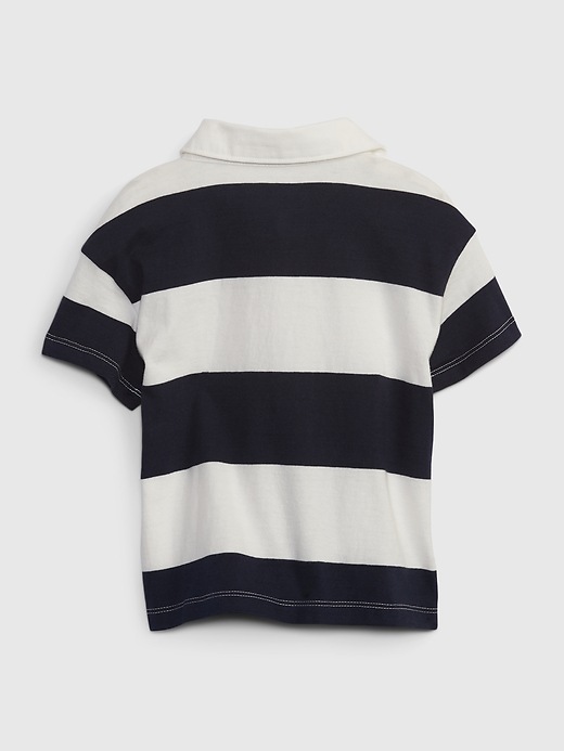 Image number 2 showing, Toddler Rugby Stripe Polo Shirt