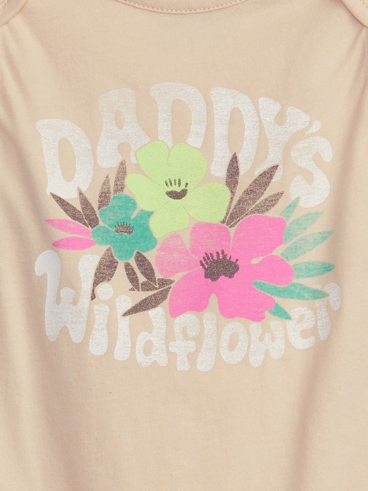 Baby 100 Organic Cotton Mix & Match Flutter Graphic Bodysuit Gap