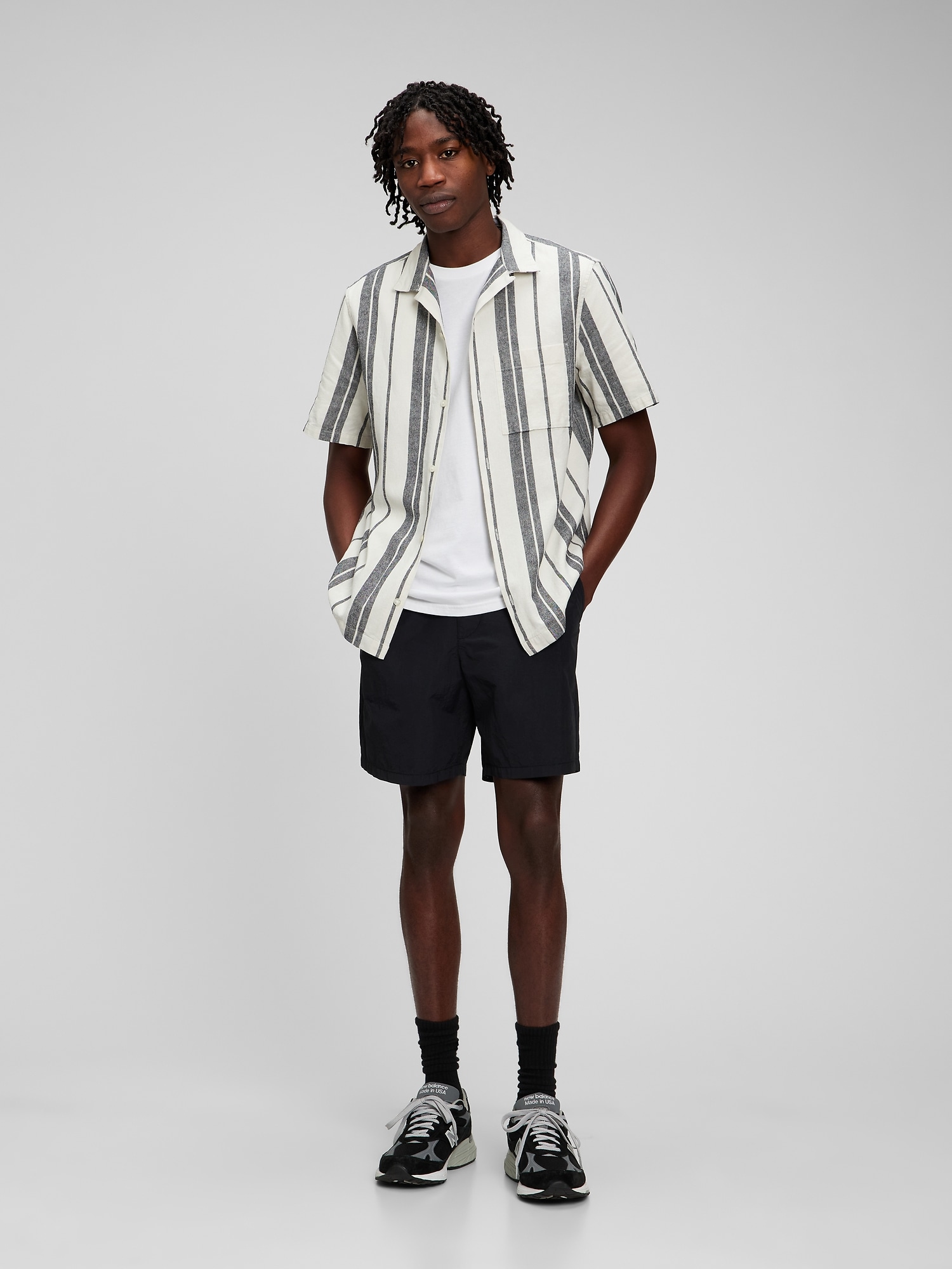 LinenCotton Vacay Shirt Gap