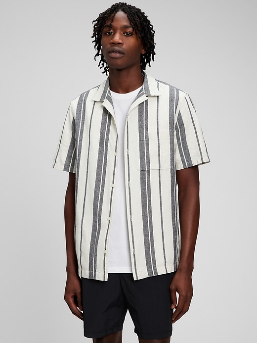LinenCotton Vacay Shirt Gap