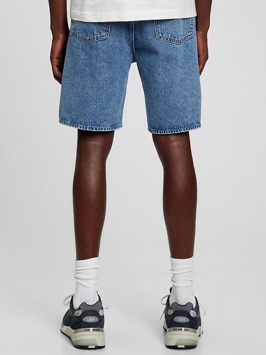 Image number 2 showing, 90s Loose Denim Shorts with Washwell