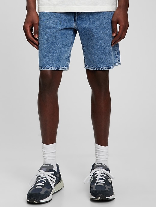 Image number 3 showing, 90s Loose Denim Shorts with Washwell