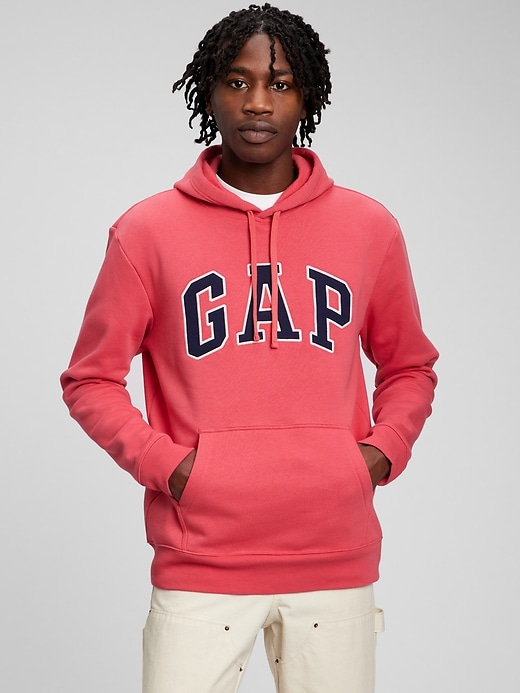 mens pink gap hoodie