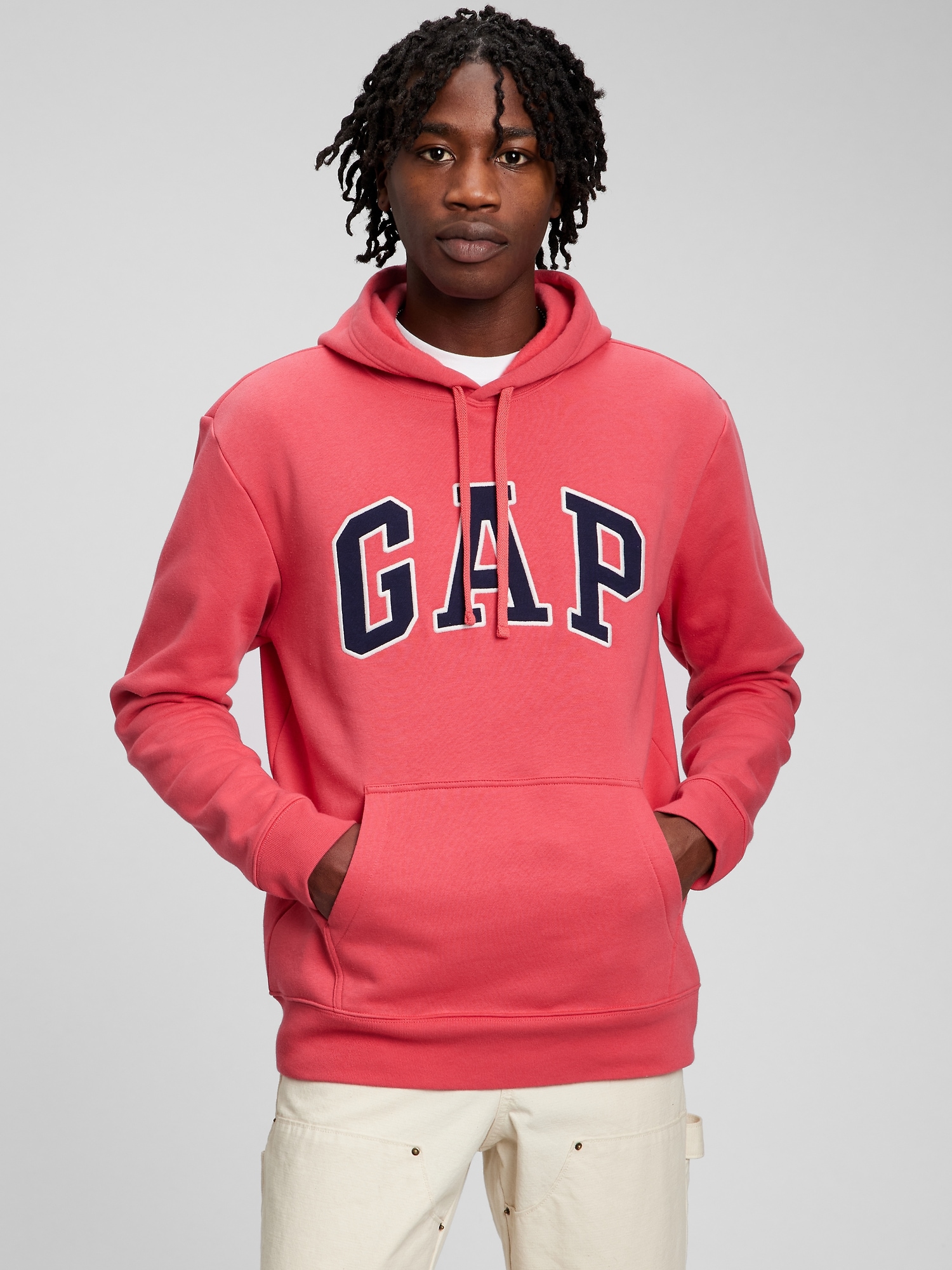 Gap Arch Logo Hoodie red. 1