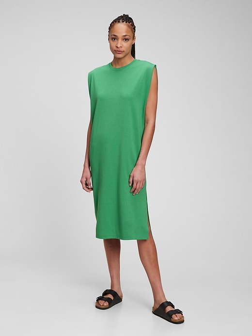 Modern Muscle Sleeveless T Shirt Dress