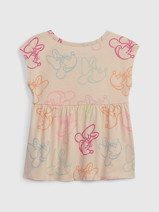 Image number 2 showing, babyGap &#124 Disney 100% Organic Cotton Mix and Match Minnie Mouse Peplum Top