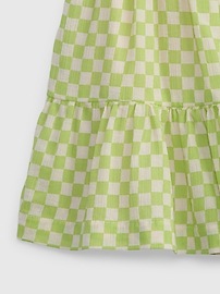 Toddler Checkered Tiered Tank Dress