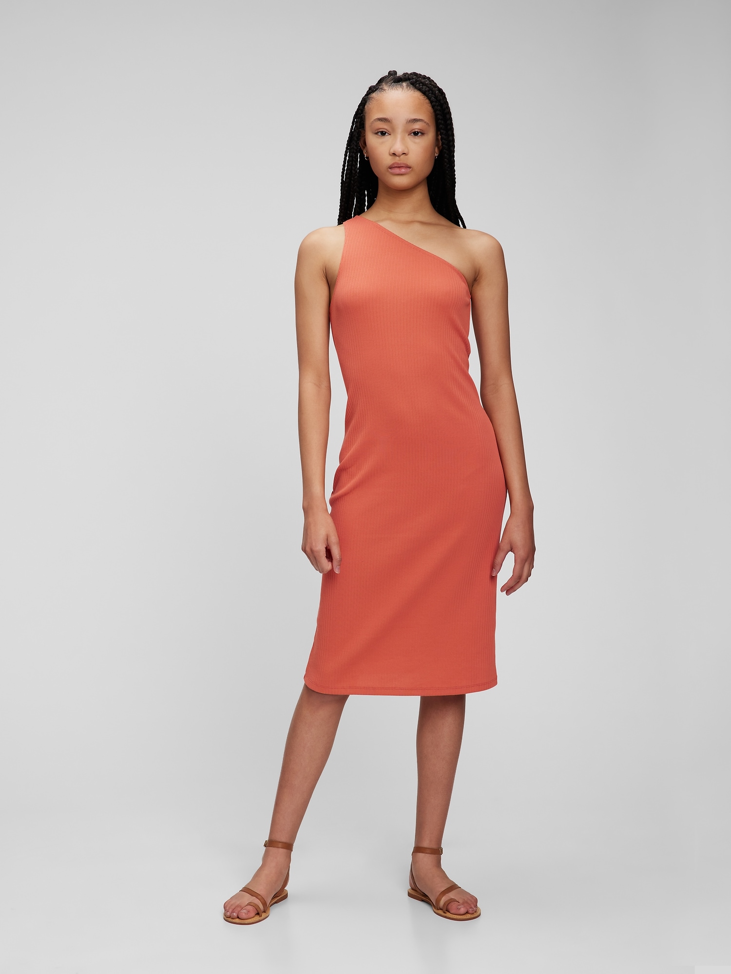 Ulla asym deals midi dress