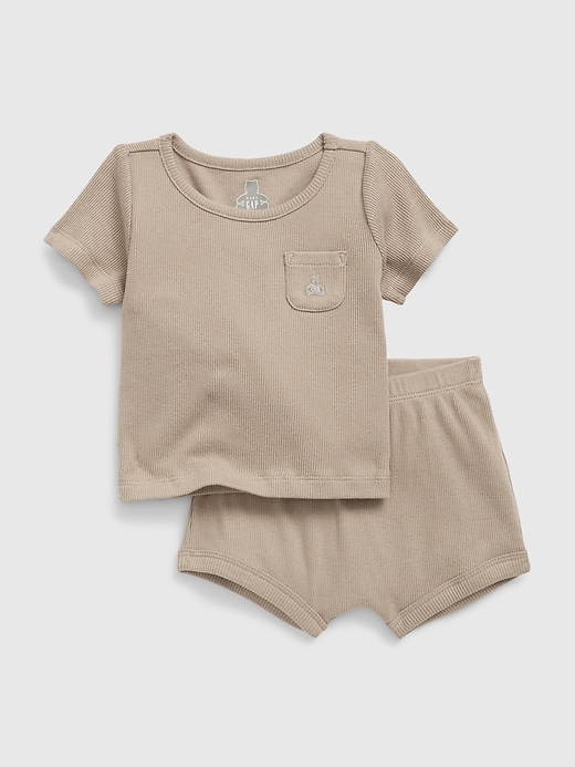 View large product image 1 of 1. Baby Rib 2-Piece Outfit Set