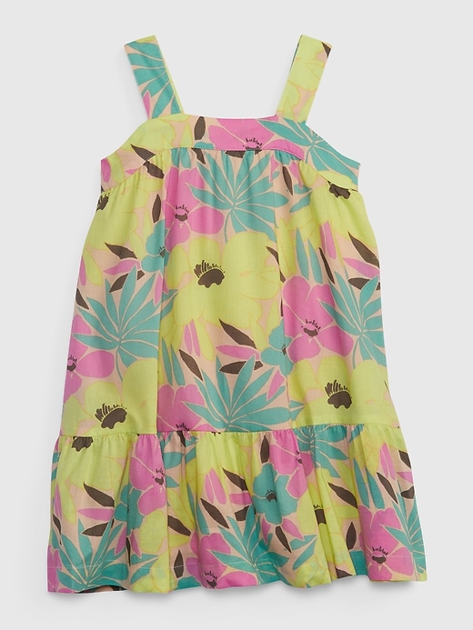 Image number 1 showing, Toddler Floral Tank Dress