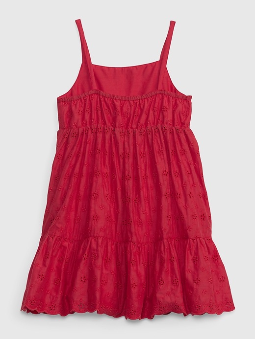 Toddler Eyelet Tiered Tank Dress | Gap