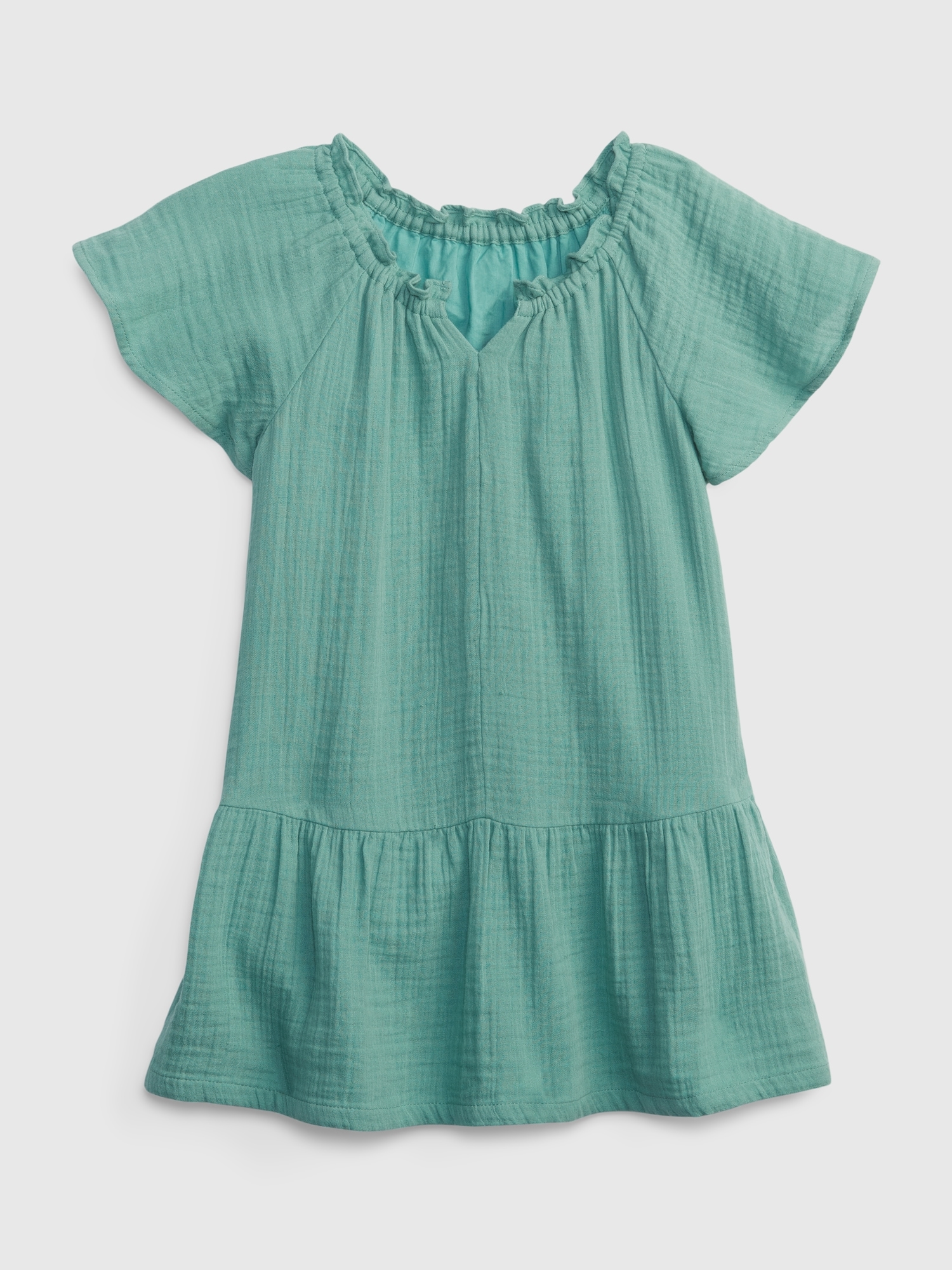 Toddler Crinkle Gauze Tiered Dress Gap