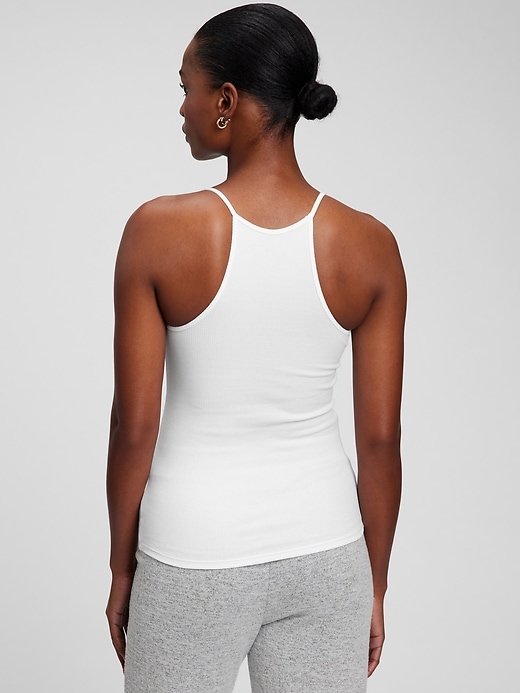 2 of 8 showing, with the color optic white of product Forever Favorite Racerback Cami