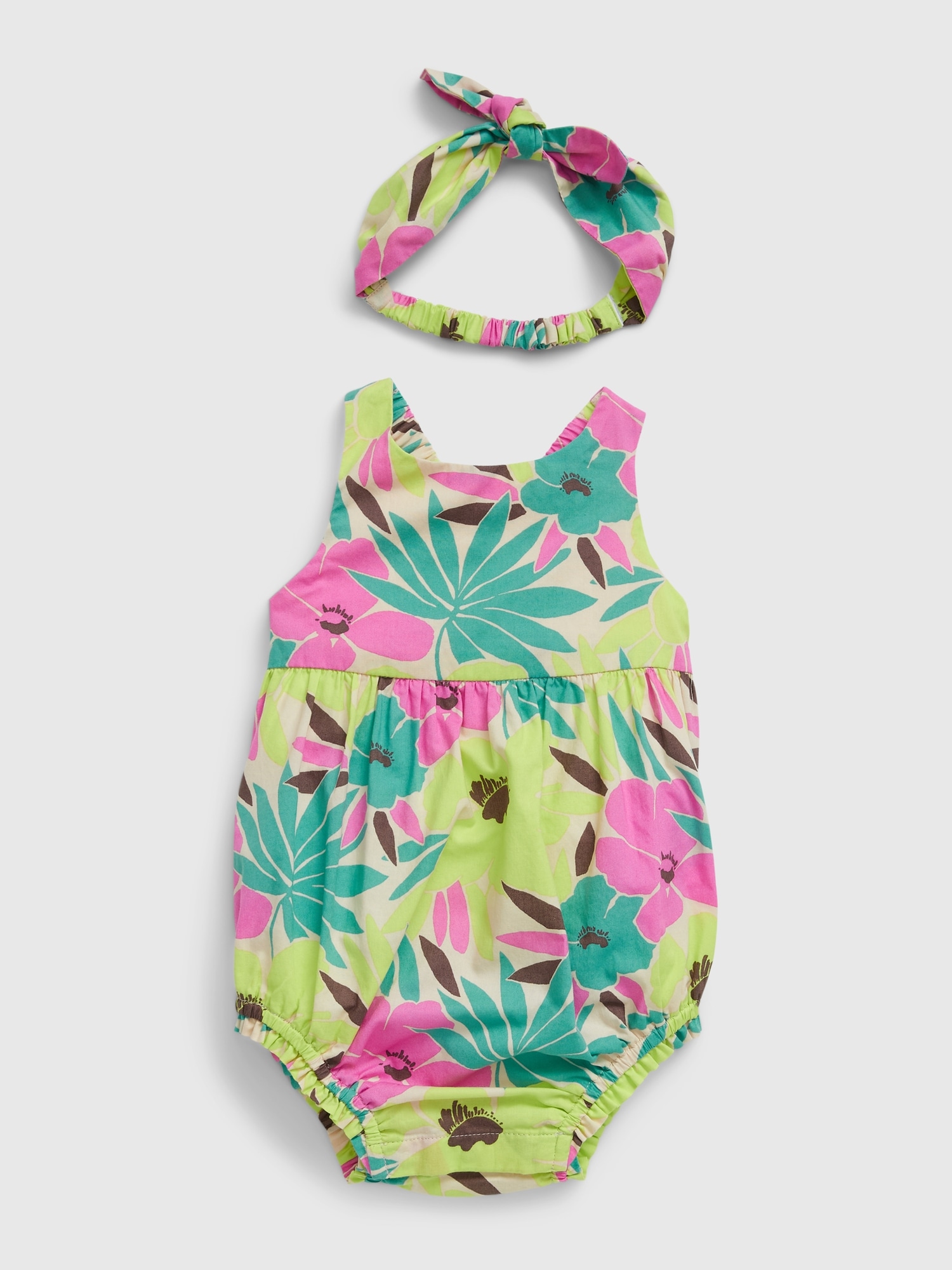 Baby Floral Shorty Outfit Set Gap