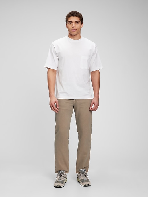 1 of 8 showing, with the color flannel taupe of product '90s Original Straight Fit Jeans with Washwell