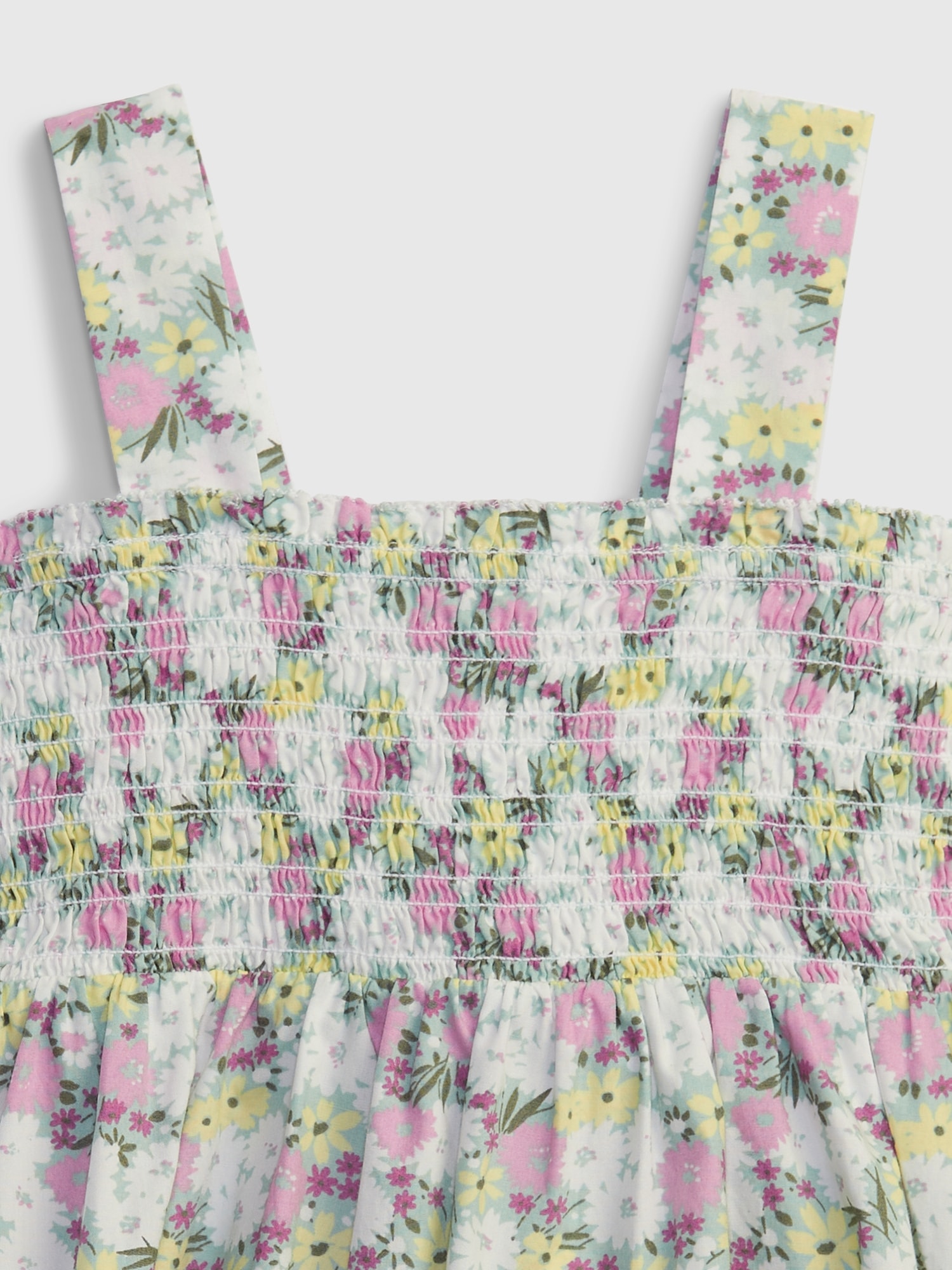 Toddler Smocked Floral Tank Dress Gap