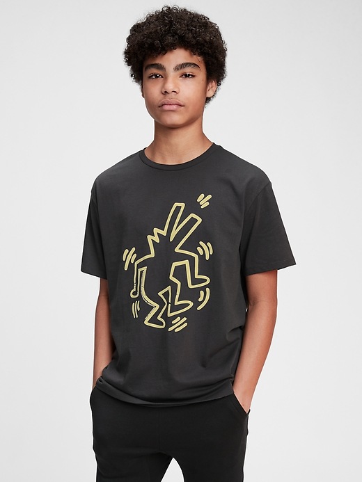 Image number 2 showing, Teen &#124 Keith Haring Recycled Polyester Graphic T-Shirt