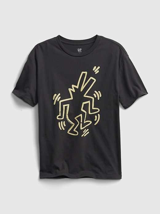 Image number 1 showing, Teen &#124 Keith Haring Recycled Polyester Graphic T-Shirt