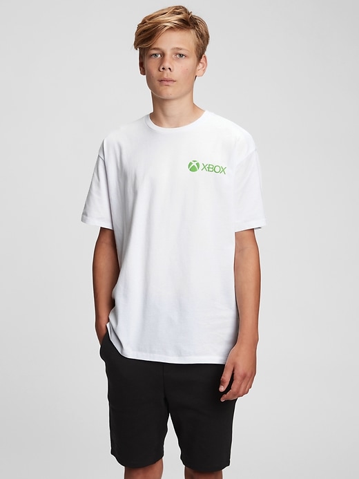 2 of 8 showing, with the color white of product Teen &#124 Xbox Recycled Graphic T-Shirt