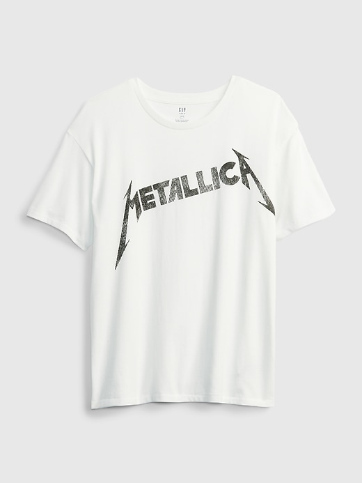 1 of 8 showing, with the color metallica new off white of product Teen &#124 Band Graphic T-Shirt