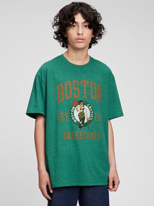 2 of 8 showing, with the color celtics green of product Teen Sports Graphic T-Shirt