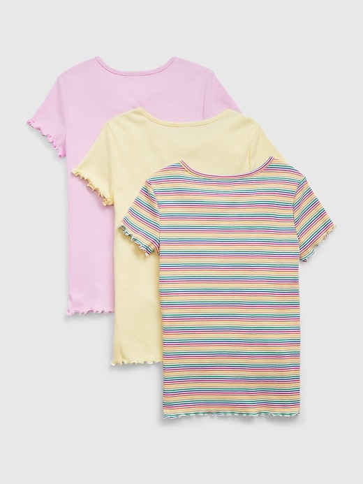 Kids Ribbed T-Shirt (3-Pack)