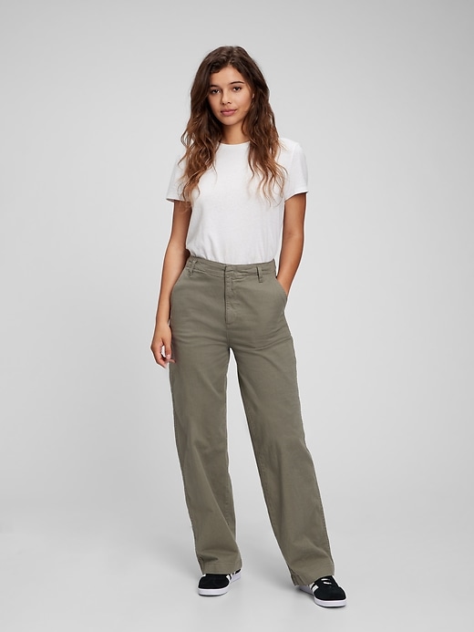 Loose Khakis with Washwell | Gap