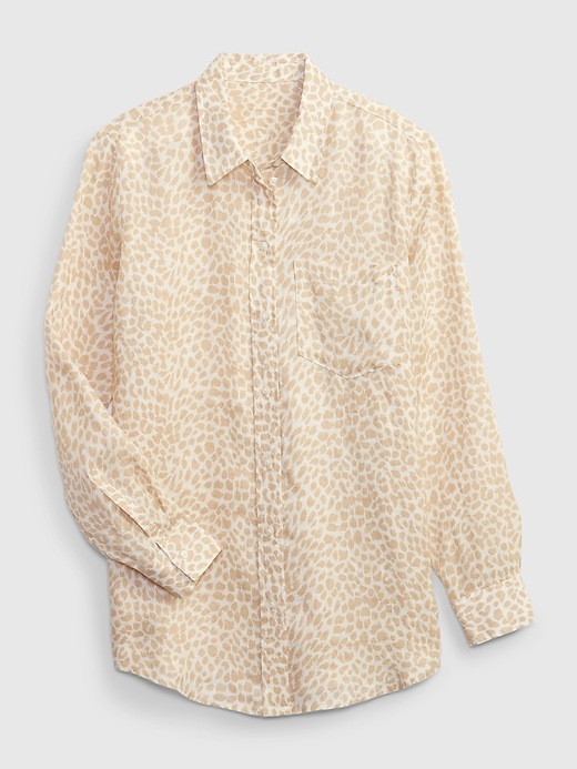 Image number 6 showing, Linen Boyfriend Shirt