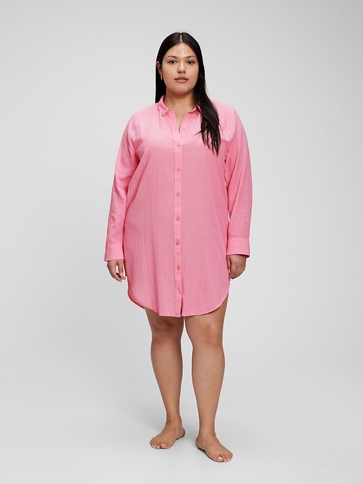 Image number 4 showing, Airy Shirtdress