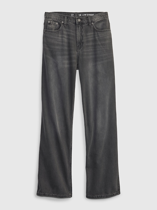 2 of 8 showing, with the color black wash of product Teen Low Stride Jeans with Washwell