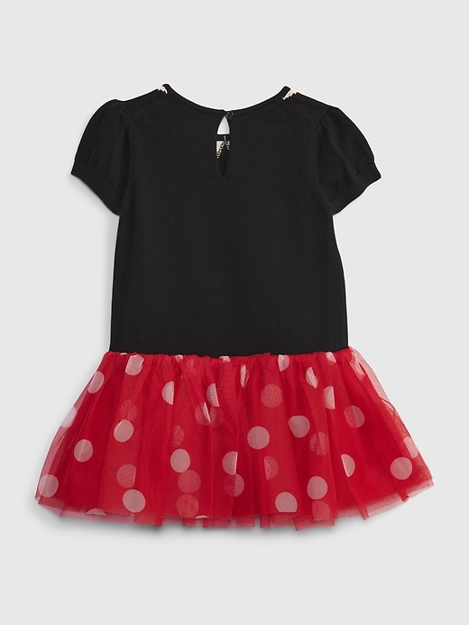 2 of 8 showing, with the color true black of product babyGap &#124 Disney Minnie Mouse Tulle Dress