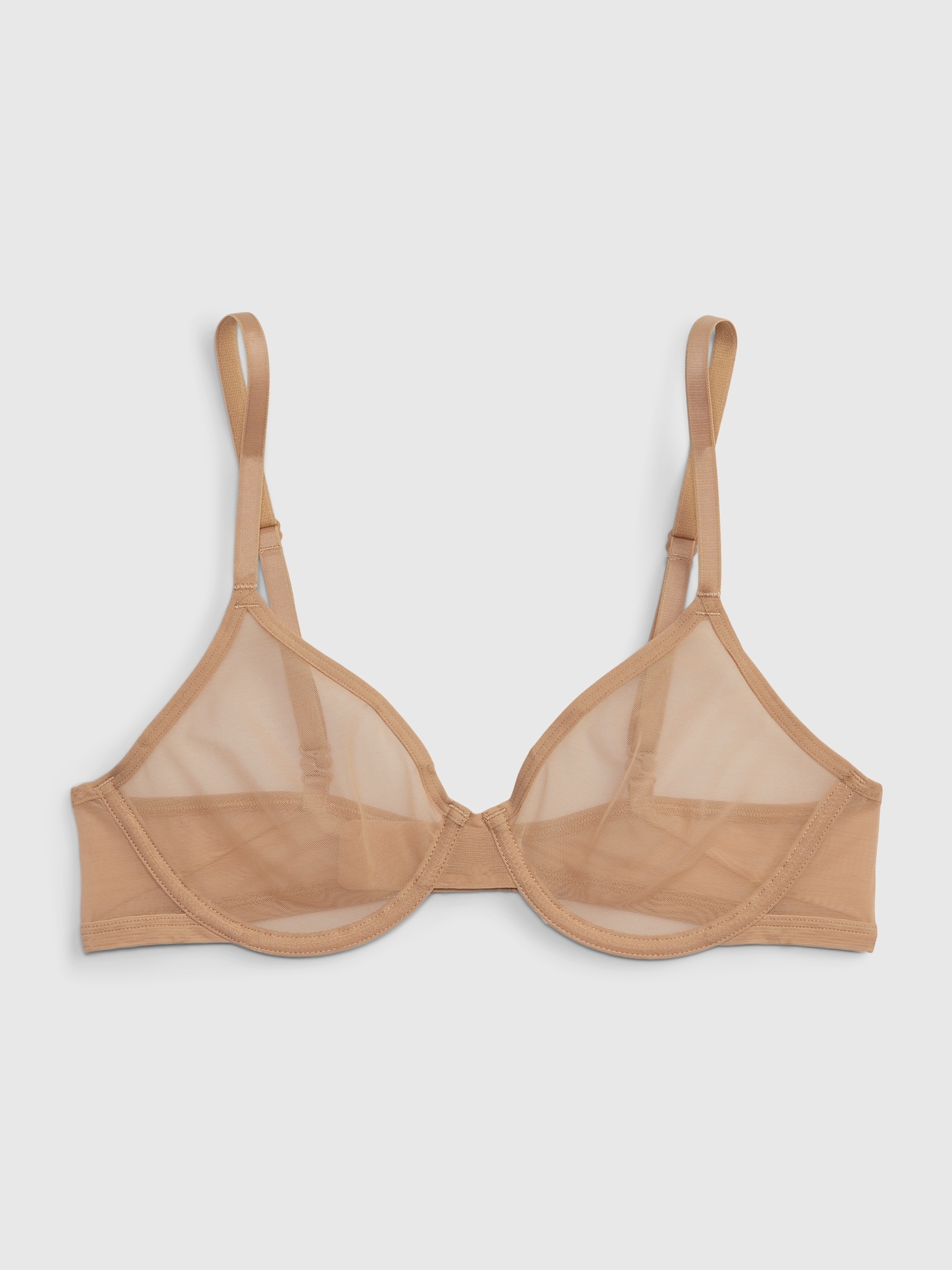 Mesh Semi-Demi Bra