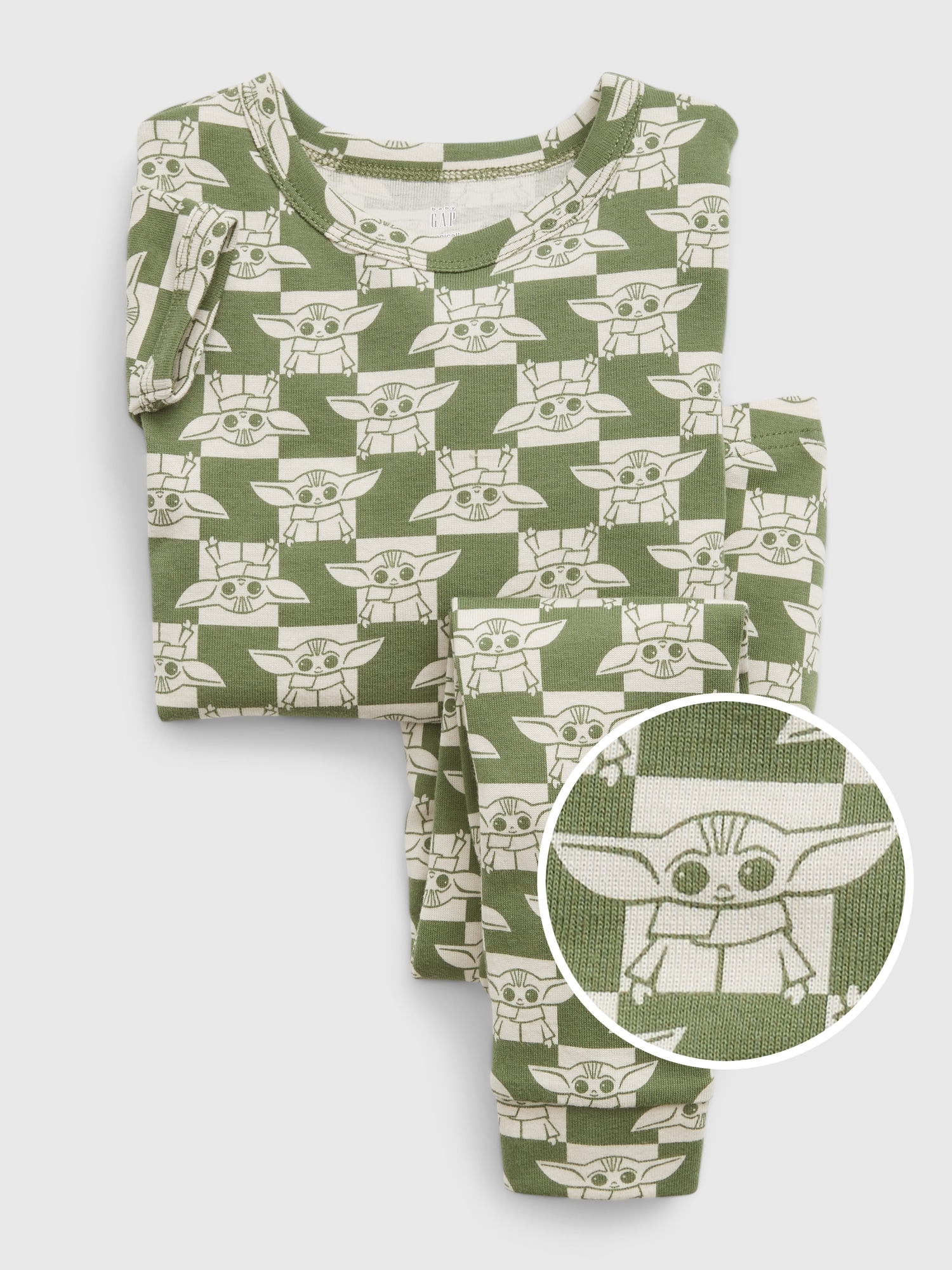 Baby Toddler Star Wars Organic Cotton Grogu PJ Set