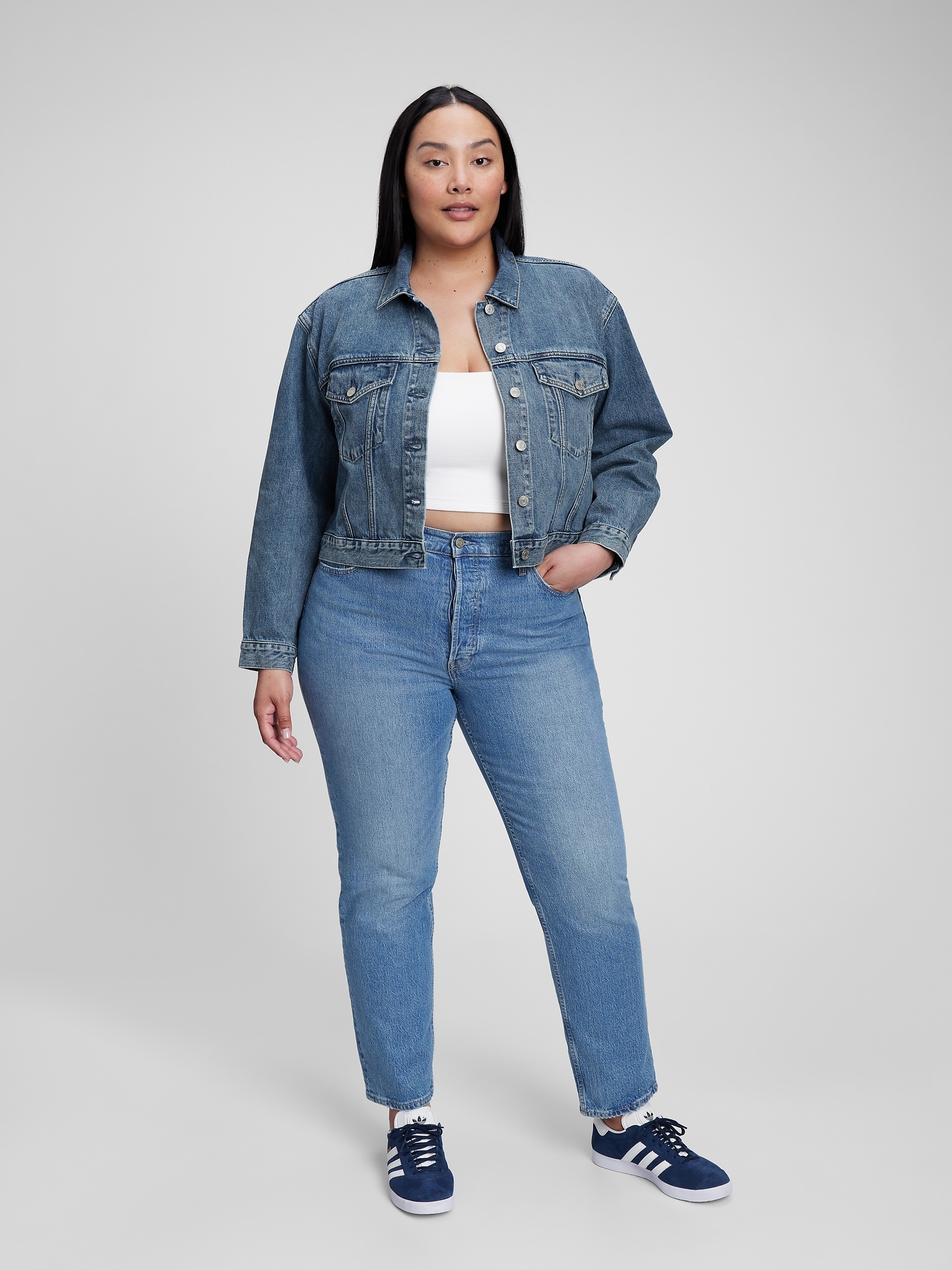 '90s Icon Denim Jacket with Washwell  Gap