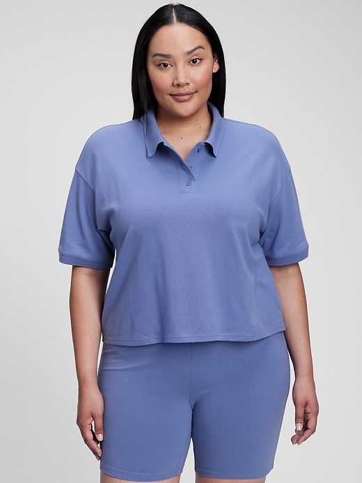Image number 4 showing, Cropped Pique Polo