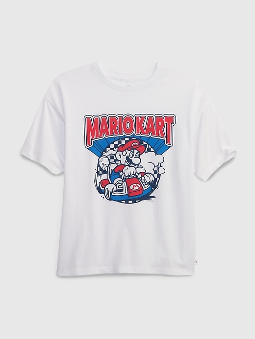 1 of 8 showing, with the color optic white of product Kids Gamer Graphic T-Shirt
