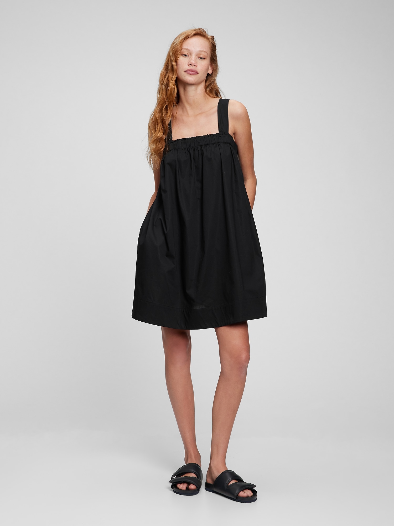 Tie-Back Babydoll Dress | Gap 