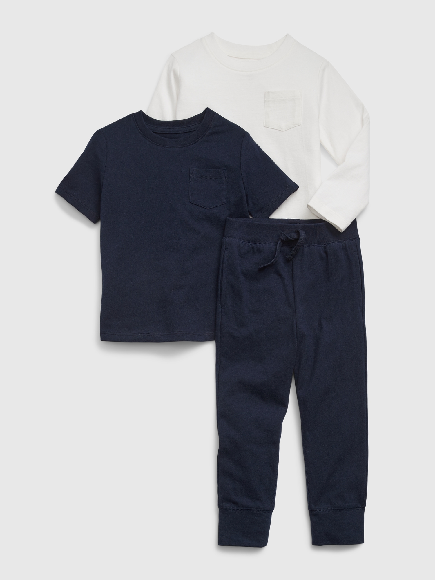 Gap Toddler Mix and Match Outfit Set blue. 1