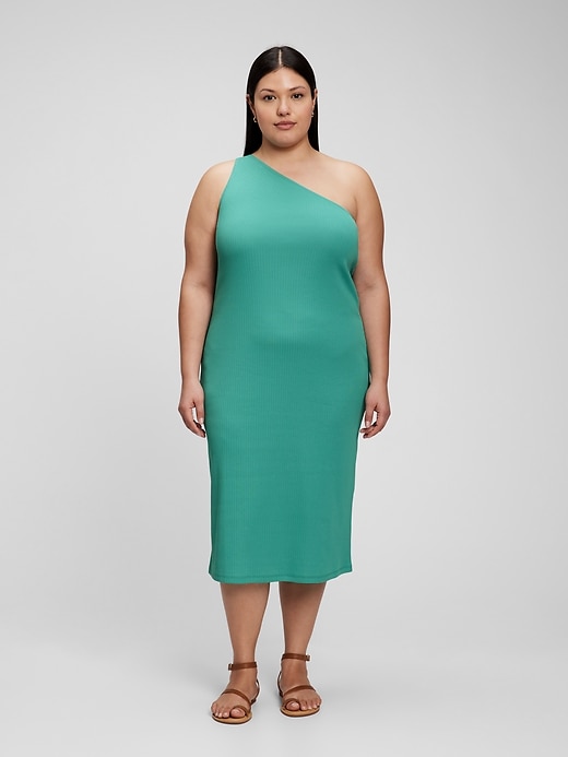 gap one shoulder midi dress One Shoulder Midi Dress