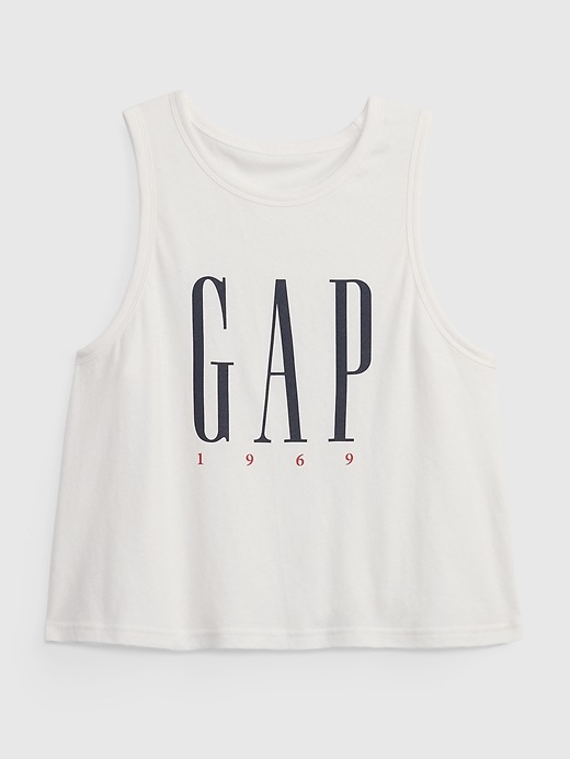 Image number 8 showing, Gap Logo Cropped Muscle Tank Top